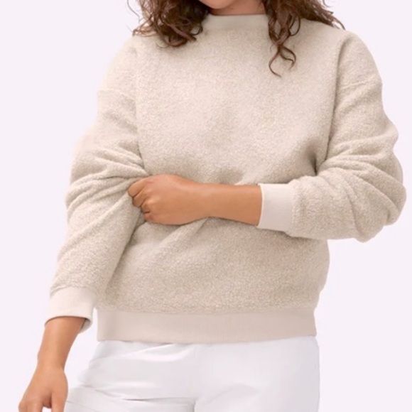 Outdoor Voices Mega Fleece Oatmeal Sweater - Picture 1 of 8